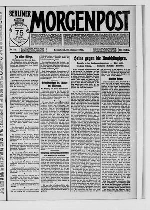 Berliner Morgenpost vom 31.01.1920