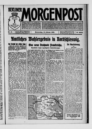 Berliner Morgenpost on Feb 12, 1920