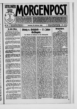 Berliner Morgenpost on Feb 22, 1920