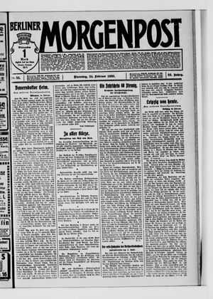 Berliner Morgenpost on Feb 24, 1920