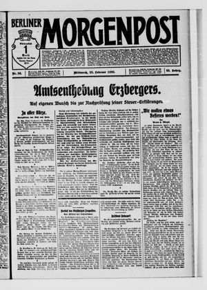 Berliner Morgenpost vom 25.02.1920