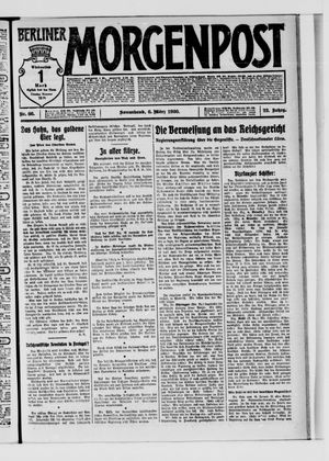 Berliner Morgenpost vom 06.03.1920
