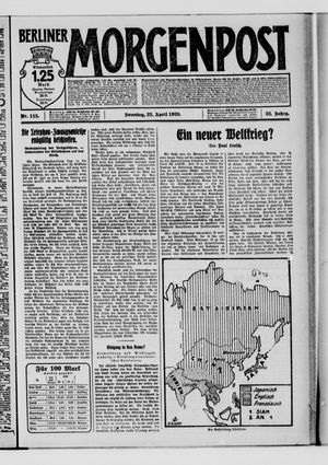 Berliner Morgenpost vom 25.04.1920