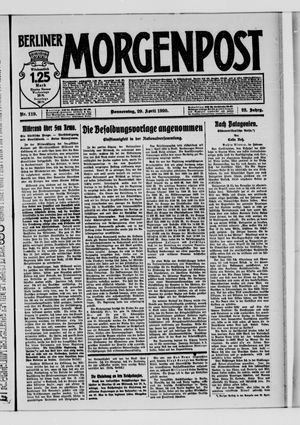 Berliner Morgenpost vom 29.04.1920