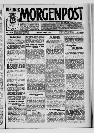 Berliner Morgenpost on May 3, 1920