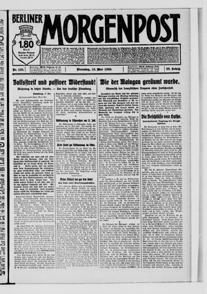 Berliner Morgenpost on May 18, 1920