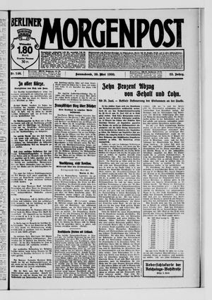 Berliner Morgenpost on May 29, 1920