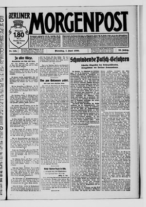 Berliner Morgenpost on Jun 1, 1920