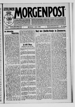 Berliner Morgenpost on Jun 2, 1920