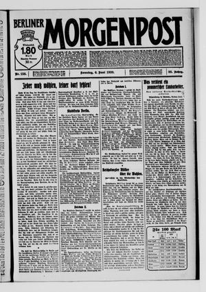 Berliner Morgenpost on Jun 6, 1920