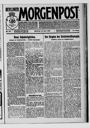 Berliner Morgenpost on Jun 23, 1920