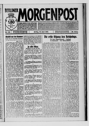 Berliner Morgenpost vom 25.06.1920