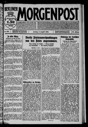 Berliner Morgenpost vom 06.08.1920