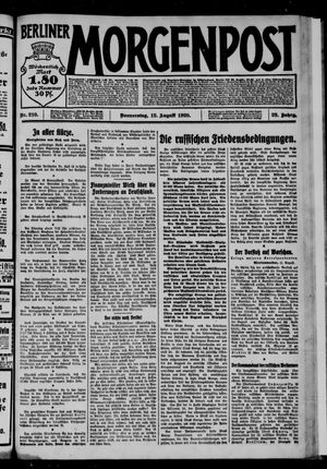 Berliner Morgenpost vom 12.08.1920