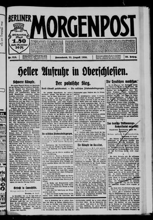 Berliner Morgenpost vom 21.08.1920