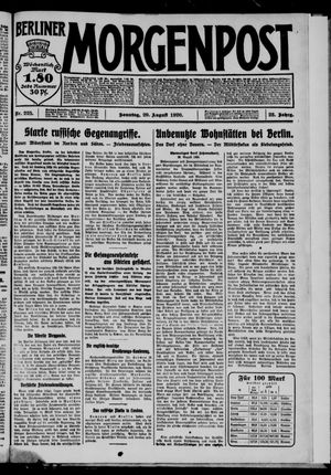 Berliner Morgenpost vom 29.08.1920