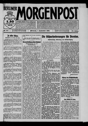 Berliner Morgenpost vom 01.09.1920