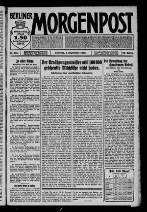 Berliner Morgenpost on Sep 5, 1920