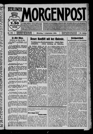 Berliner Morgenpost vom 07.09.1920