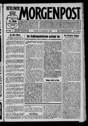Berliner Morgenpost vom 10.09.1920