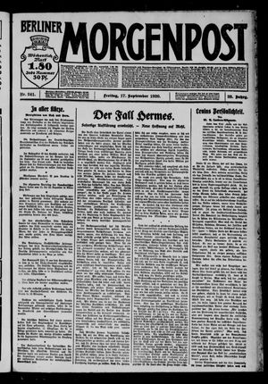 Berliner Morgenpost vom 17.09.1920