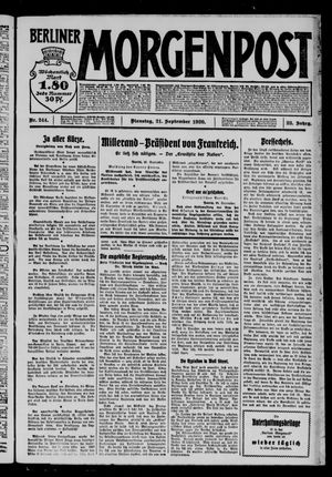 Berliner Morgenpost vom 21.09.1920