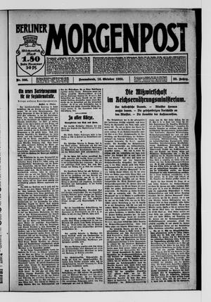 Berliner Morgenpost vom 16.10.1920