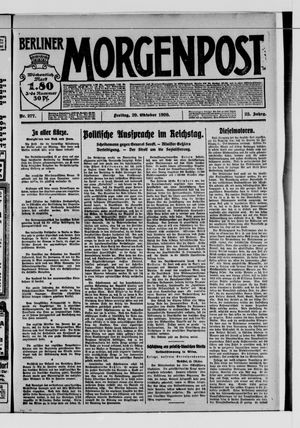Berliner Morgenpost vom 29.10.1920