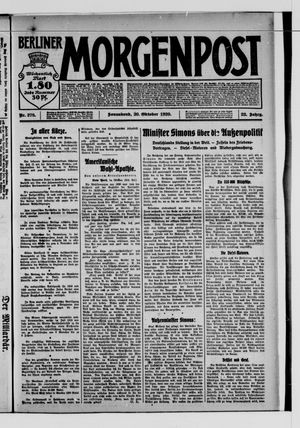Berliner Morgenpost vom 30.10.1920
