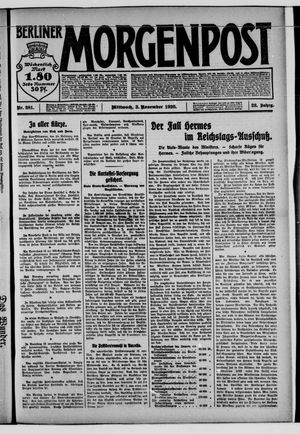 Berliner Morgenpost vom 03.11.1920