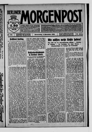 Berliner Morgenpost vom 04.11.1920