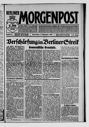Berliner Morgenpost on Nov 11, 1920