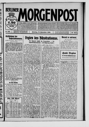 Berliner Morgenpost vom 28.11.1920
