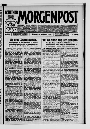 Berliner Morgenpost vom 30.11.1920