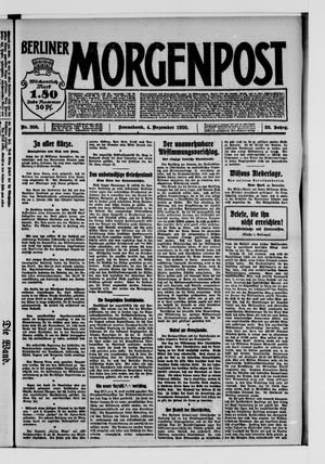 Berliner Morgenpost vom 04.12.1920