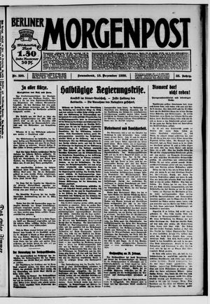 Berliner Morgenpost vom 18.12.1920