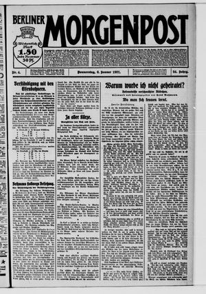Berliner Morgenpost on Jan 6, 1921