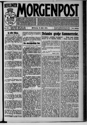 Berliner Morgenpost on May 25, 1921