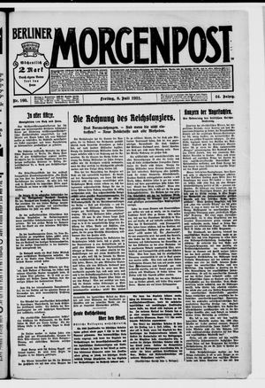 Berliner Morgenpost vom 08.07.1921
