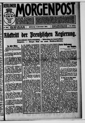 Berliner Morgenpost vom 02.11.1921