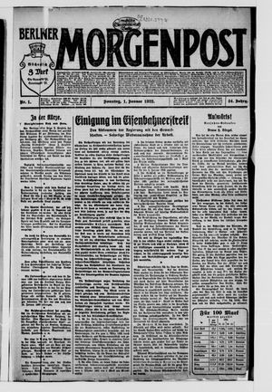 Berliner Morgenpost on Jan 1, 1922