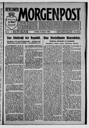 Berliner Morgenpost on Jan 6, 1922