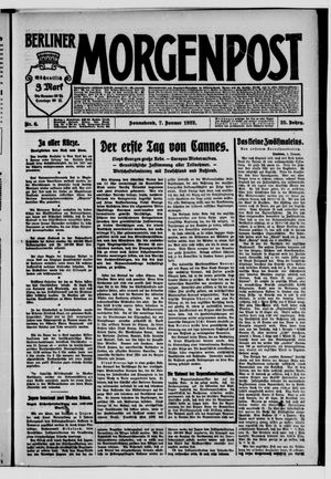 Berliner Morgenpost vom 07.01.1922