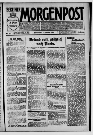 Berliner Morgenpost on Jan 12, 1922