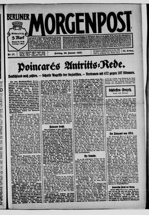 Berliner Morgenpost vom 20.01.1922