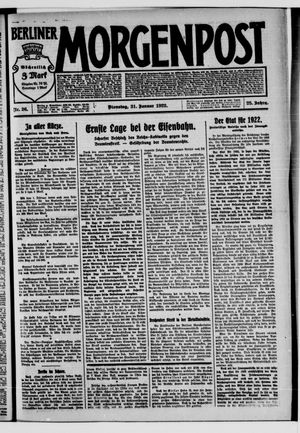 Berliner Morgenpost on Jan 31, 1922
