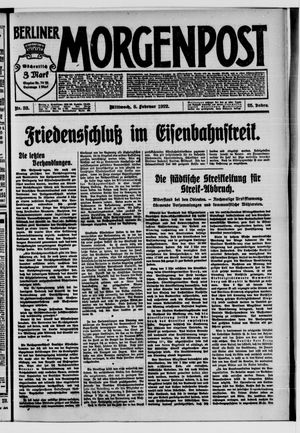 Berliner Morgenpost vom 08.02.1922