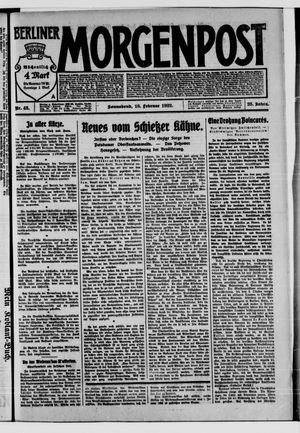 Berliner Morgenpost on Feb 18, 1922