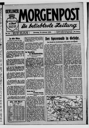 Berliner Morgenpost on Feb 19, 1922