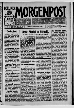 Berliner Morgenpost on Feb 22, 1922